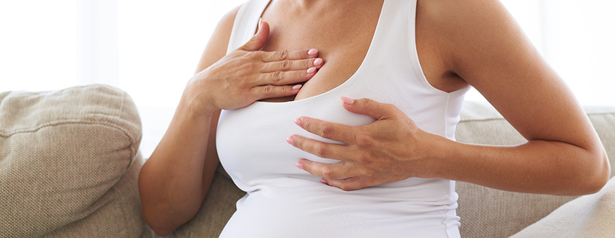 Jak poradzić sobie z zastojem pokarmu w piersiach